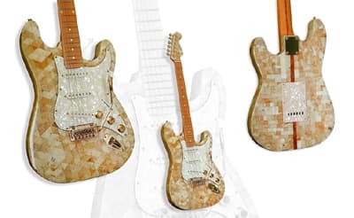 Muzeum Bursztynu planuje zakup jednej z pięciu unikatowych gitar z bursztynu