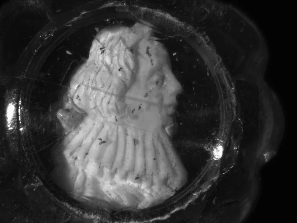 Szpila do kapelusza w powiększeniu, gdańsk, xvii w., zbiory muzeum gdańska