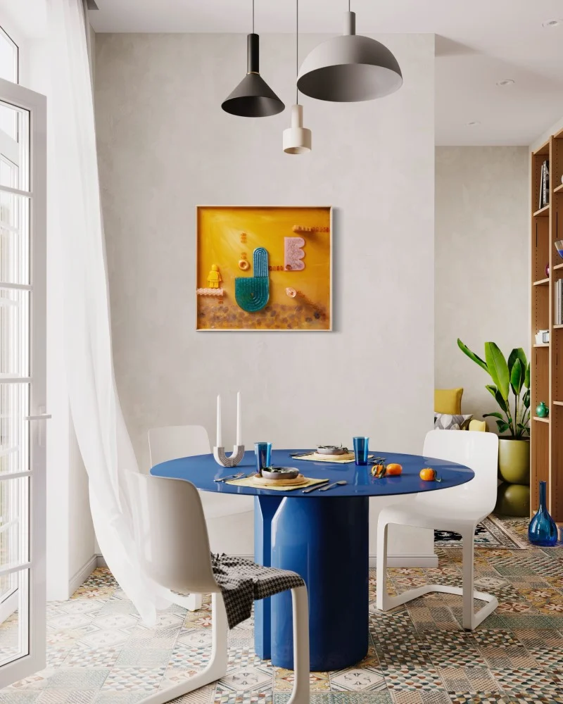 Monika błaszkowska: bursztynowe obrazy we współczesnych wnętrzach