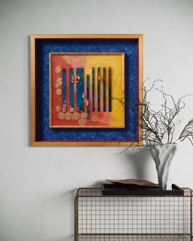 Monika błaszkowska: bursztynowe obrazy we współczesnych wnętrzach