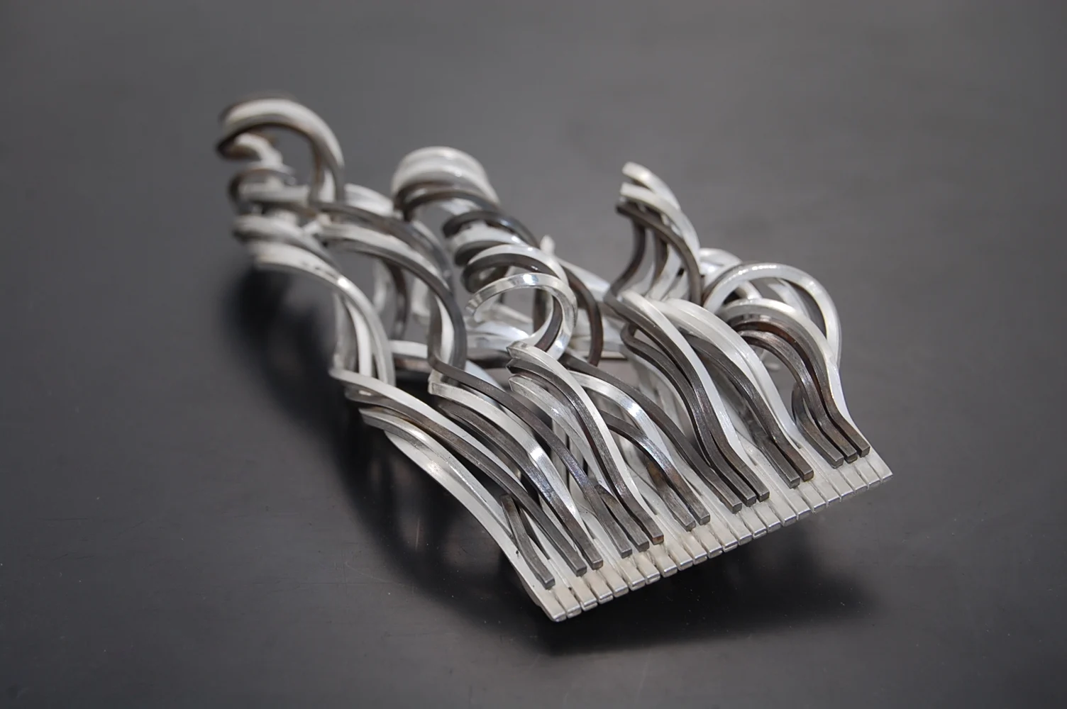 Tadeusz jaskowiak "piano variation" work submitted for the exhibition "in my opinion ... jewellery with a message"