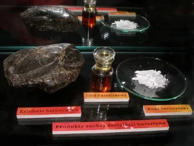 Produkty destylacji bursztynu