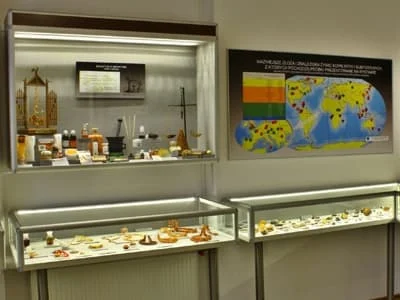 Fragment wystawy "Bursztyn Polska i świat"