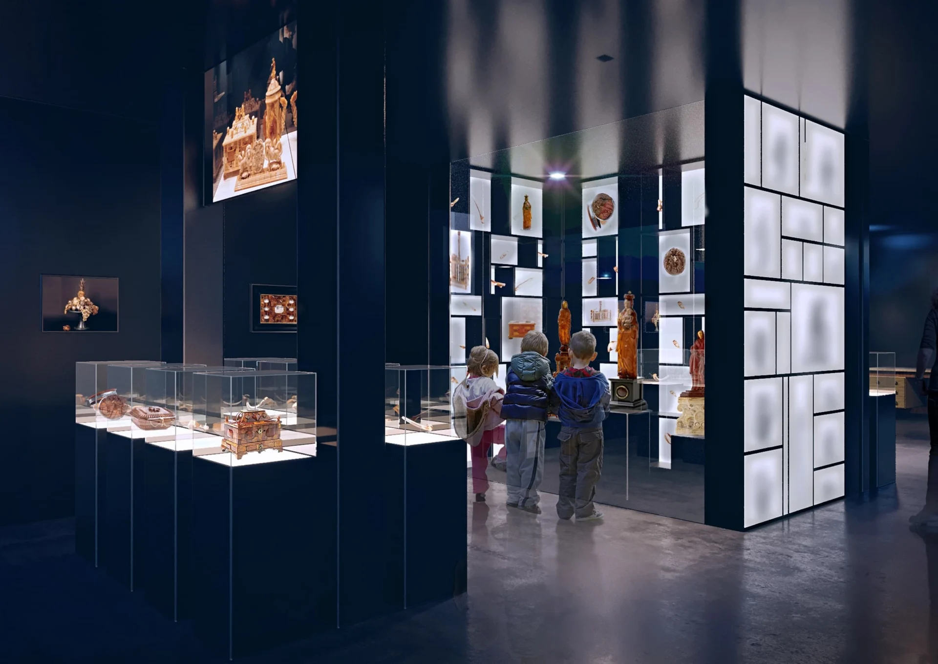 Aranżacja wystaw muzealnych w Wielkim Młynie