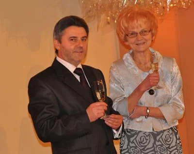 Gospodarzami wieczoru byli prezydent Kalisza Janusz Pęcherz i przewodnicząca Rady Miejskiej Adela Przybył